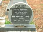 FOURIE Hendrik Vos 1958-1986
