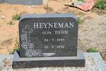 HEYNEMAN Tienie 1898-1992
