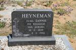 HEYNEMAN Sannie 1899-1986