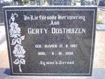 OOSTHUIZEN Gerty nee OLIVIER 1907-1996