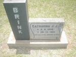 BRINK Catharina J.J. 1890-1966