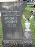 SCHALKWYK Hendrik Jacobus, van 1949-1978