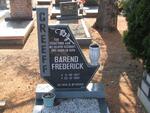 GREEFF Barend Frederick 1927-1993