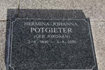 POTGIETER Hermina Johanna nee JORDAAN 1930-2008