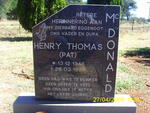 McDonald Henry Thomas 1946-1999