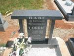 RABÉ Corrie 1929-1999
