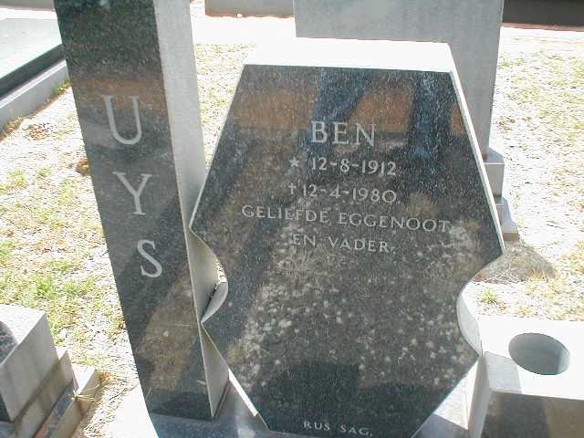 UYS Ben 1912-1980