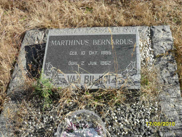 BILJON Marthinus Bernardus, van 1885-1962
