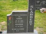 SLABBERT Gert 1943-2003 & Sannie 1944-