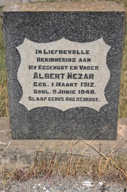 NEZAR Albert 1912-1940