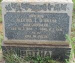 BOTHA Alettha E.D. nee JORDAAN 1892-1931
