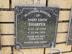 SHARPER Mary Edith 1932-1999