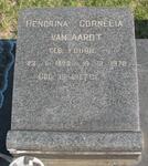 AARDT Hendrina Cornelia, van nee FOURIE 1889-1972
