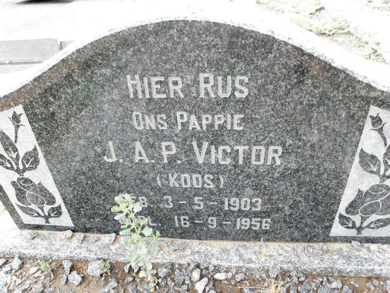VICTOR J.A.P. 1903-1956