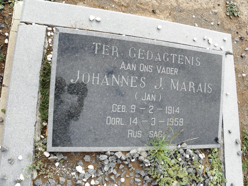 MARAIS Johannes J. 1914-1959