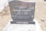 KNOUWDS Willem Jacobus 1945-2004