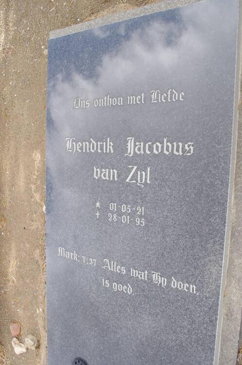 ZYL Hendrik Jacobus, van 1921-1995