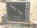 HERBST Daniël Louw 1912-1982 & Rachel Elizabeth 1913-1977 :: HERBST Daantjie 1943-2005