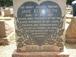 HALLING Jane Elizabeth 1895-1960