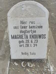 KNOUWDS Magrieta 1923-1934