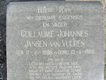 VUUREN Guillaume Johannes, Jansen van 1886-1955