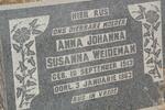 WEIDEMAN Anna Johanna Susanna 1913-1963