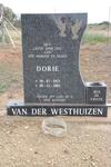 WESTHUIZEN Dorie, van der 1923-2003