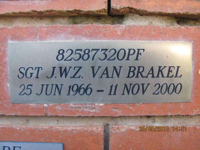BRAKEL J.W.Z., van 1966-2000