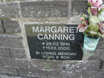 CANNING Margaret 1916-2000