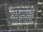 DAVISWORTH Edwin Davis 1912-1997 & Maxie 1917-1989