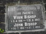 BISHOP John 1915-1993 & Winn 1916-1983
