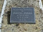 GIBBS David 1936-1978