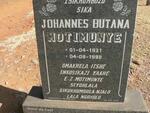 MUTIMUNYE Johannes Butana 1931-1998