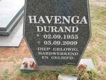 HAVENGA Durand 1955-2009