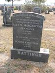 HATTINGH Roedolf Hendrik 1921-2003 & Aletta Margaretha Francina 1915-1994