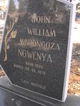 NGWENYA John William Mbhongoza 1926-1976