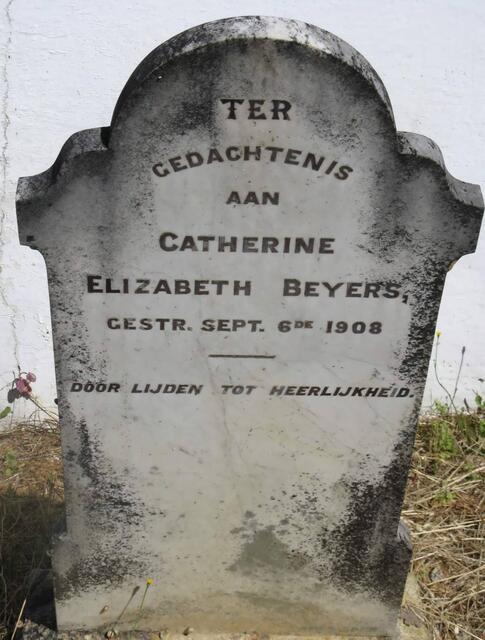 BEYERS Catherine Elizabeth -1908