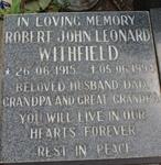 WITHFIELD Robert John Leonard 1915-1994