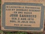 SAUNDERS John 1876-1935
