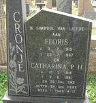 CRONJE Floris 1915-1967 & Catharina P.H. 1916-1981