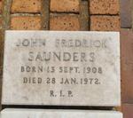 SAUNDERS John Fredrick 1908-1972