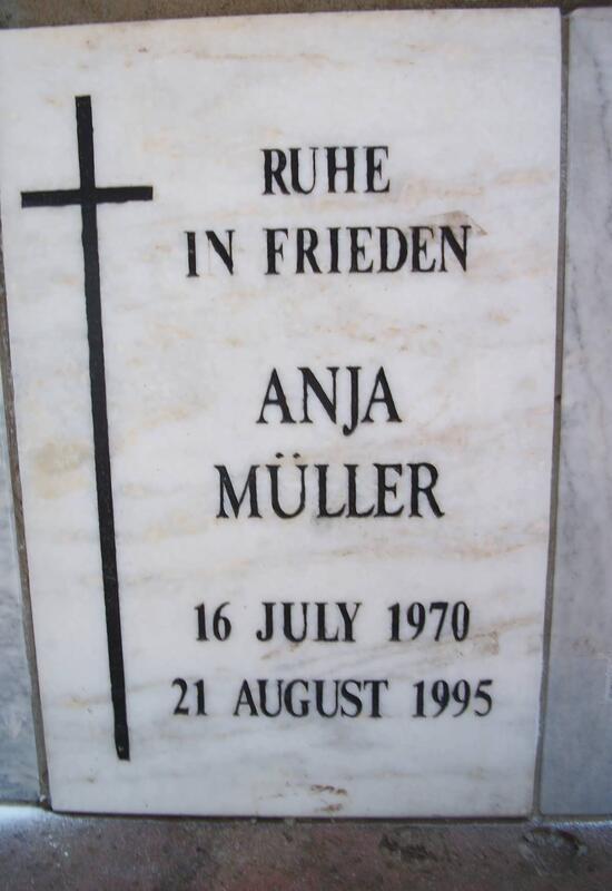 MÜLLER Anja 1970-1995