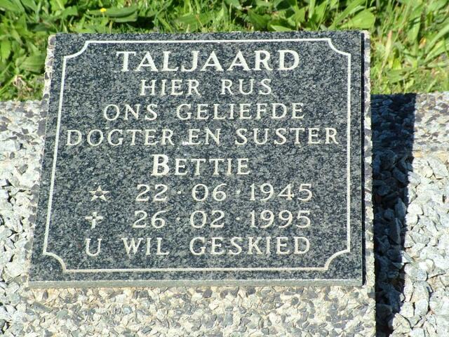 TALJAARD Bettie 1945-1995