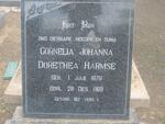 HARMSE Cornelia Johanna Dorethea 1879-1969