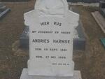 HARMSE Andries 1881-1958