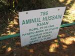 KHAN Aminul Hussain 1949-2009