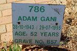GANI Adam 1943-1995