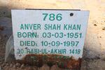 KHAN Anver Shah 1951-1997