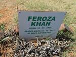 KHAN Feroza 1947-2011