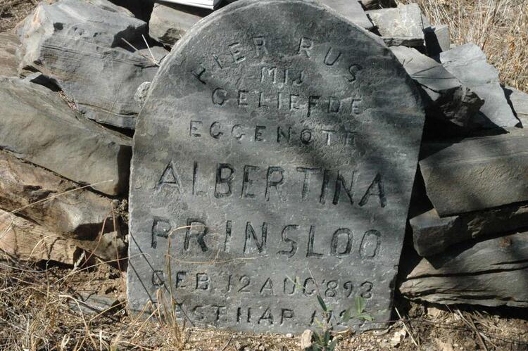 PRINSLOO Albertina 1893-192?